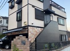 大阪府富田林市Ｅ様邸、外壁塗装工事完工